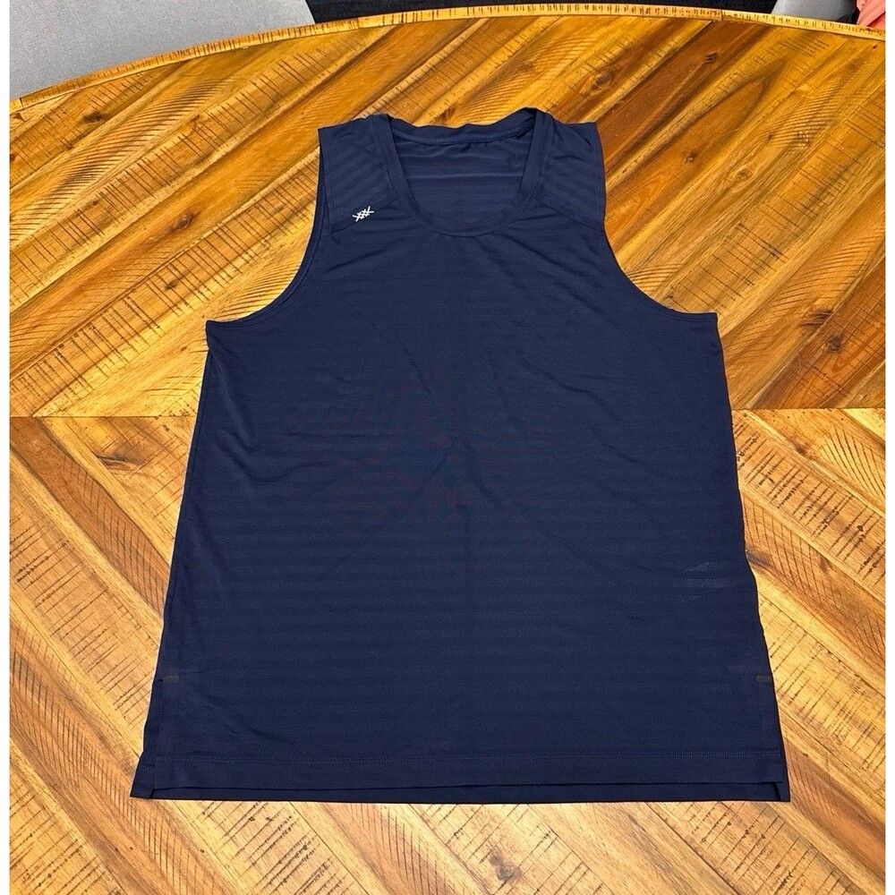 RHONE Men’s Navy Performance Activewear Shirt Athletic Workout Tank Top M